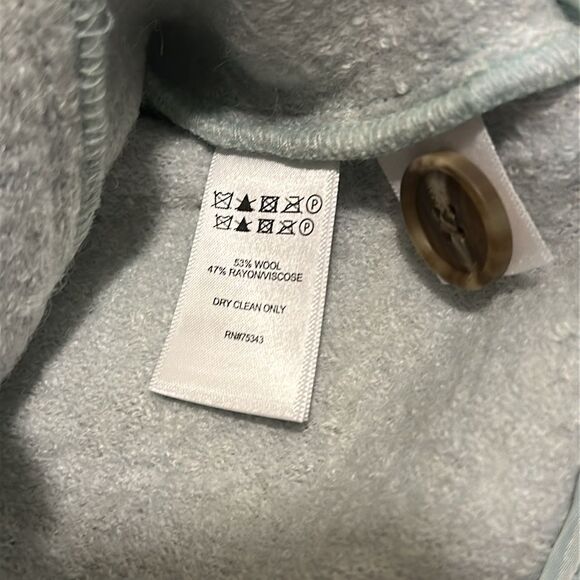 JOIE Boiled Wool Blend shaket Jacket seafoam
Size large NEW NWT - Picture 5 of 9